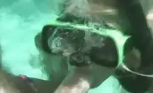 Sexy couple fucking underwater in this hot sex scene !