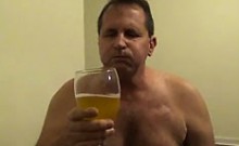 Perverted Sissy Tom Pearl Drinks His Piss