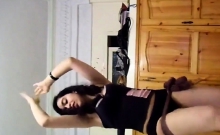 Hot Arabian Teen Homemade Belly Dance