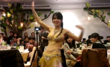 sexy asian Belly Dancer shake her slut boobs