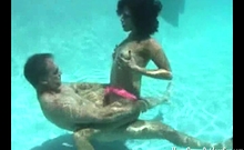 Miss Raquel Deep Throats Lars Underwater