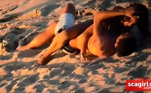 Real Voyeur Video Couple Caught Fucking On An Empty Beach