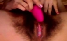 Creampie On Very Hairy Pussy On Cam