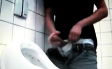 Azeri Jerking Huge Cock At Public Toilet