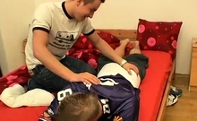 Schoolboy spanked by mate gay Gorgeous Boys Butt Beating