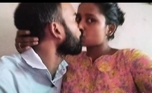 Sucking Indian GF Big Boobs and Blowjob